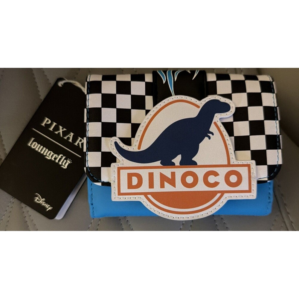 Loungefly Disney Pixar Cars Lightning Mcqueen Dinoco Wallet